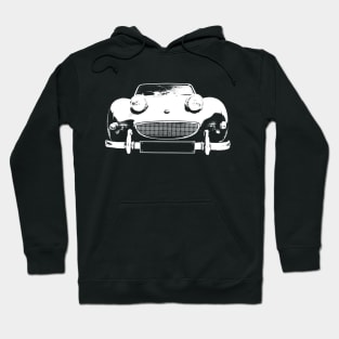 Austin Healey Sprite British 1960s classic car monoblock white Hoodie